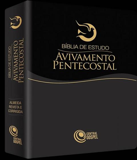 Imagem de Biblia De Estudo Avivamento Pentecostal - Capa Preta