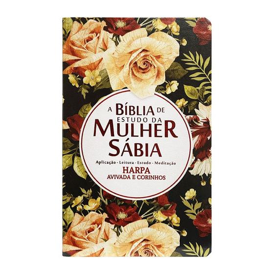 Imagem de Bíblia de Estudo da Mulher Sábia - Edição Especial - NVI- Letra Hipergigante - Floral Preta