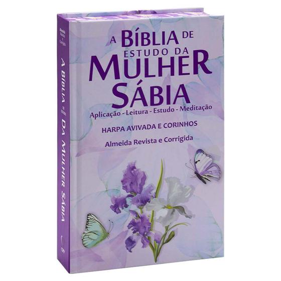 Bíblia de Estudo da Mulher Sábia Jfa Capa Dura Arc Modelo 14 Íris Lilás Bíblia de Estudo Bíblia de Estudo da Mulher Sábia Jfa Capa Dura Arc Modelo 14 Íris Lilás Bíblia de Estudo