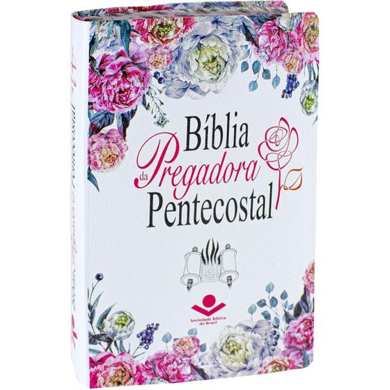 Imagem de Bíblia de Estudo Da Pregadora Pentecostal Portátil Feminina - Média - SBB