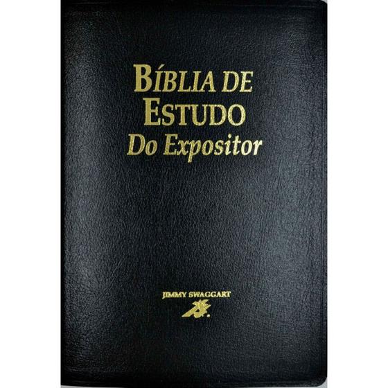 Imagem de Biblia De Estudo Expositor Preto Luxo