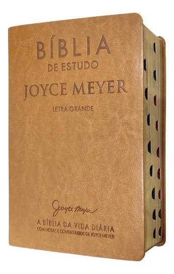 Bíblia de estudo joyce meyer letra grande