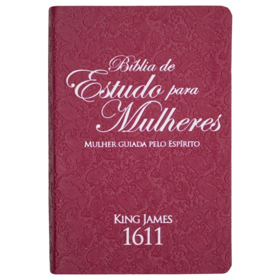 Imagem de Bíblia De Estudo Para Mulheres - Bkj - Luxo - Letra Normal - Capa Vermelha - Bv Books