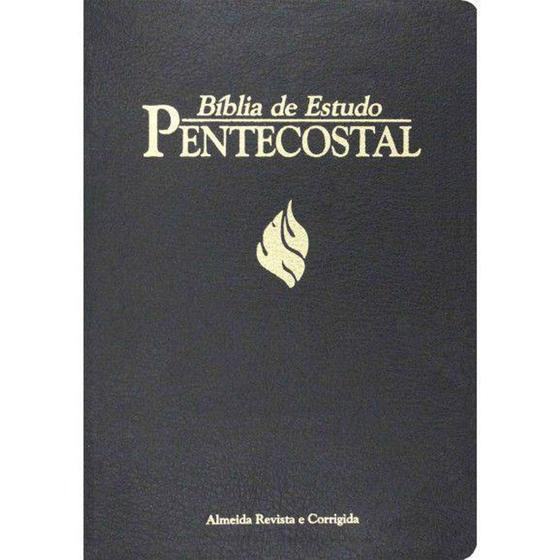 B blia De Estudo Pentecostal Grande Letra Normal ARC Preta Luxo Cpad b-blia-de-estudo-pentecostal-grande-letra-normal-arc-preta-luxo-cpad