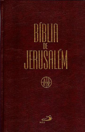 BÍBLIA DE JERUSALÉM MEDIA ENCADERNADA - Menor preço em BÍBLIA DE JERUSALÉM MEDIA ENCADERNADA -