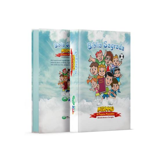 Imagem de Bíblia do Midinho - Bíblia Infantil ARC - Capa Almofadada - Graça kids