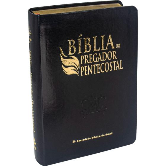 Imagem de Bíblia do Pregador Pentecostal Tamanho Media com índice Versão ARC Almeida Revista e Corrigida