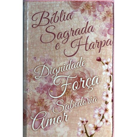 Imagem de Bíblia e Harpa Pentecostal - Letra HiperGigante Plus - Força e Amor