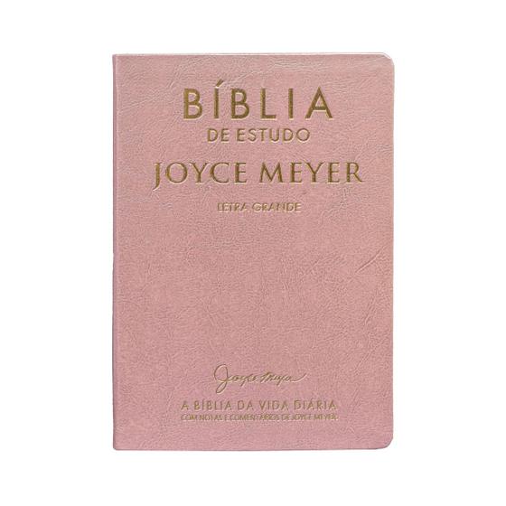 Imagem de Bíblia estudo JM - Rosa - Grande - Joyce Meyer