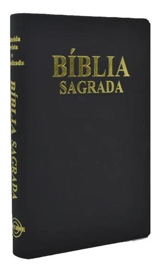 Imagem de Biblia Evangelica Preta Masculina Feminina Grande Harpa KING