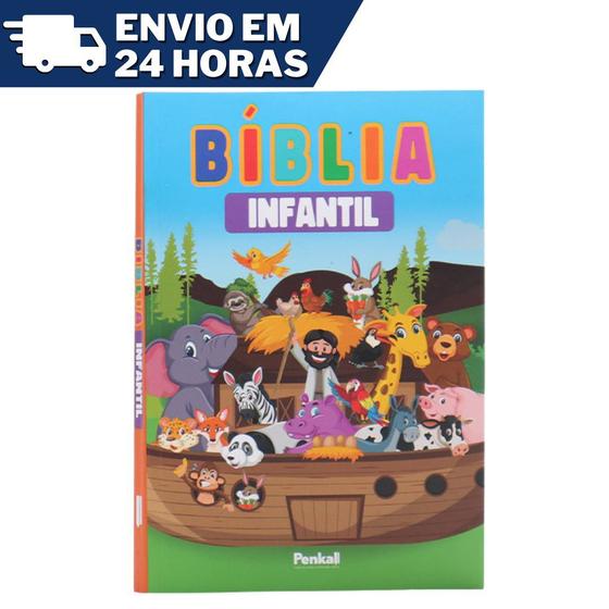 Imagem de Bíblia Infantil Histórias Ilustradas Para Crianças - Penkal