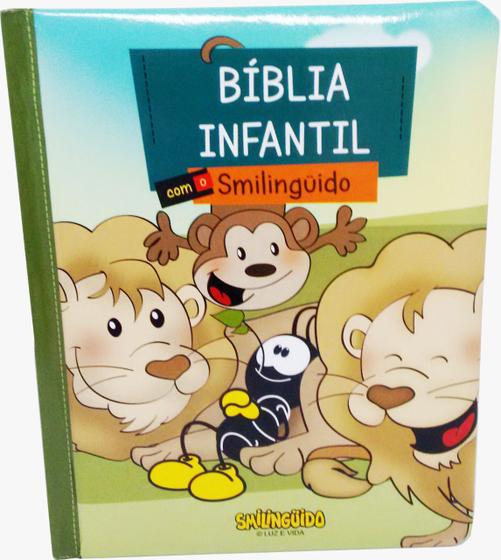 Imagem de Bíblia Infantil Ilustrada Smilinguido Capa Dura Almofadada