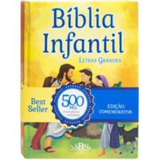 Imagem de Bíblia Infantil (Letras Grandes) (Edição Comemorativa) - SBN