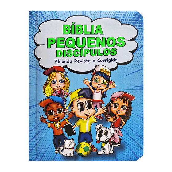 Imagem de Bíblia Infantil Pequenos Discípulos Para Meninos  Azul