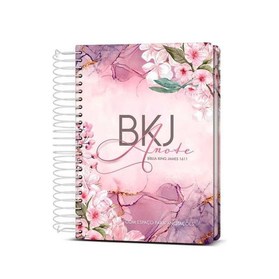 Bíblia King James 1611 Anote - Purple Flower Menor preço em Bíblia King James 1611 Anote - Purple Flower