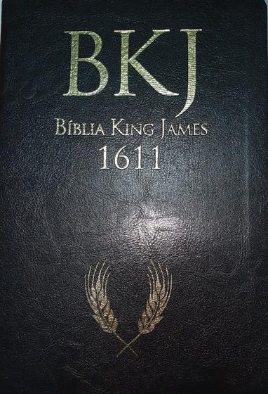 Imagem de Bíblia King James 1611 Ultra fina ampliada Preta
