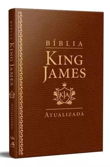 Imagem de Bíblia King James Atualizada Slim Kja Marrom Luxo