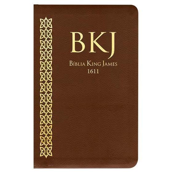 Imagem de Bíblia King James BKJ 1611 Ultrafina Slim Marrom - BV Books