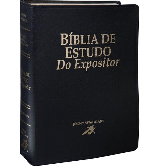 Imagem de Bíblia King James De Estudo Do Expositor - Jimmy Swaggart - Preta - 5993
