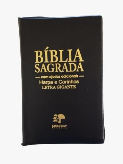 Imagem de Biblia Letra Gigante - Zíper - C/ Harpa