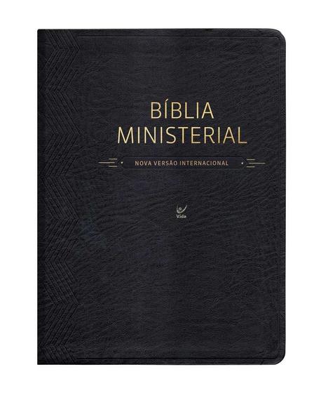 Imagem de Bíblia Ministerial NVI | Preta Luxo - EDITORA VIDA