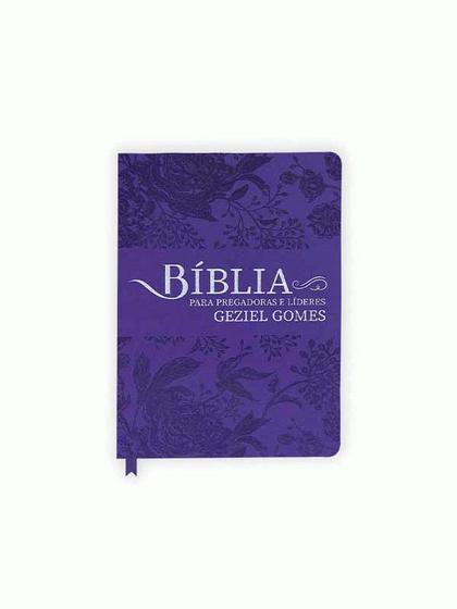 Imagem de Bíblia RC Para Pregadores E Líderes - Geziel Gomes - Roxo