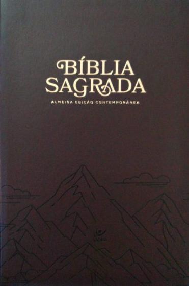 Imagem de Bíblia Sagrada - Aec - Letra Grande - Capa Semiflexível - Marrom - VIDA