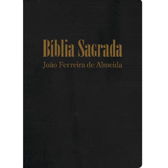 Imagem de Bíblia Sagrada - ARC  Letra Gigante  Palavras Jesus em Vermelho  Capa Luxo Preta