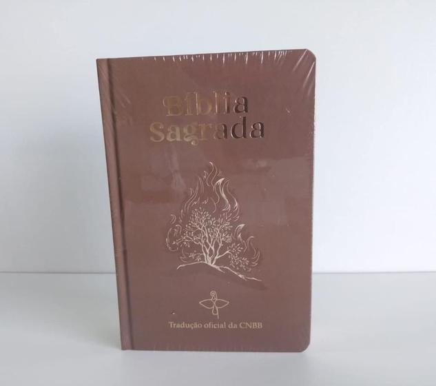 Imagem de Bíblia Sagrada - Capa Marrom - Sarça-Ardente - EDICOES CNBB