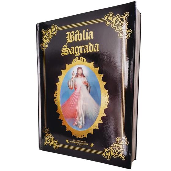 Imagem de Bíblia Sagrada Católica Capa Preta - Editora PAE