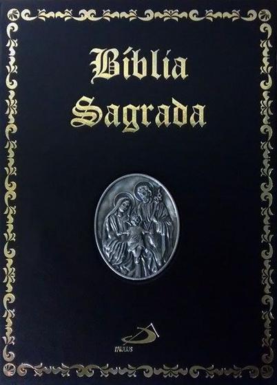 Imagem de Bíblia sagrada católica edição luxo sagrada familia paulus