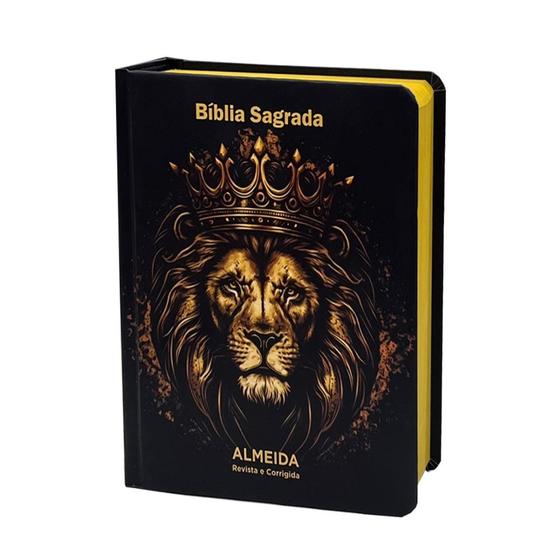 Imagem de Biblia Sagrada Com Harpa - Leão Coroa