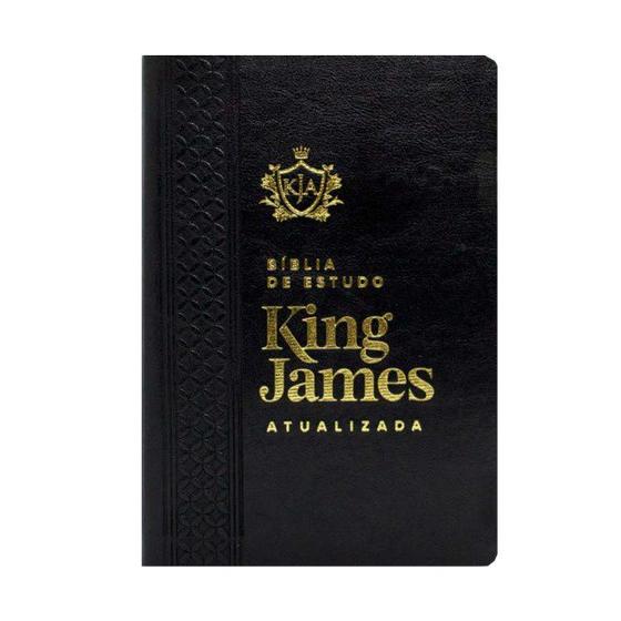 Imagem de Biblia sagrada de estudo king james atualizada luxo letra grande varias cores