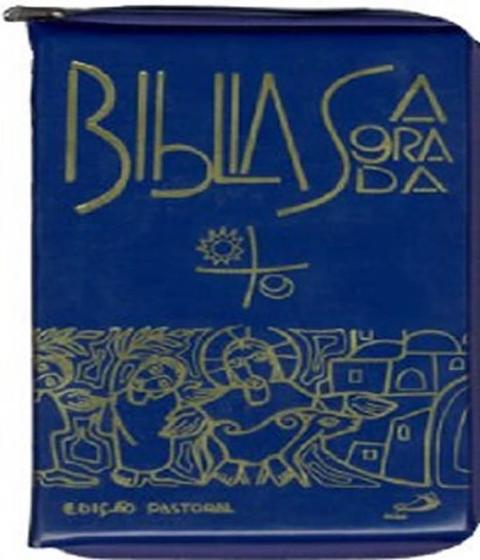 Biblia sagrada - ediçao pastoral- media - ziper Menor preço em Biblia sagrada - ediçao pastoral- media - ziper