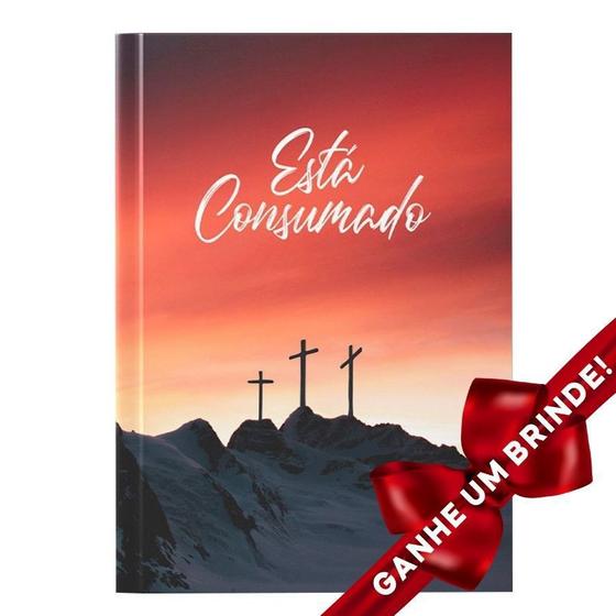 Imagem de Bíblia Sagrada  Está Consumado Acf Letra Média  Capa Dura Cristã Evangélica Gospel Índice Crente Feminina Mulher Homem Leão Jovem Adolescente Igreja