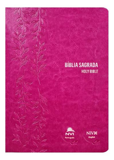 Imagem de Bíblia Sagrada - Holy Bible  Português E Inglês  Nvi Letra