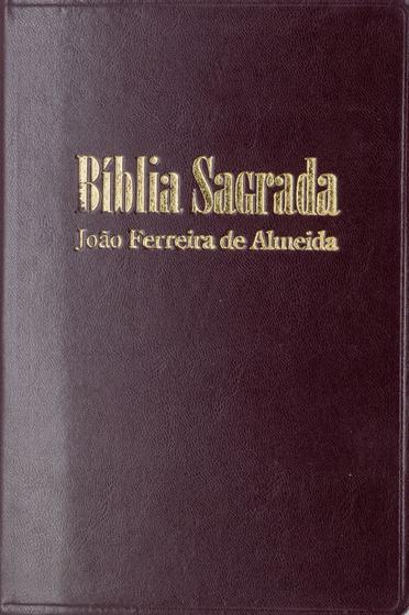 Imagem de Bíblia Sagrada João Ferreira De A. Gigante Luxo Vinho