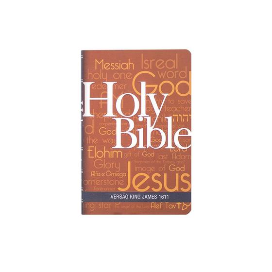 Imagem de Bíblia Sagrada King James Holy Bible  King James Fiel 1611  Capa Soft Touch  Marrom - BV BOOKS