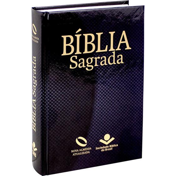 Imagem de Bíblia sagrada letra maior - capa preta: nova almeida atualizada (naa)