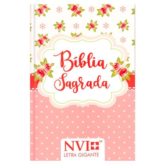 Imagem de Bíblia Sagrada - NVI - Letra Gigante - Capa Dura Scrap Book