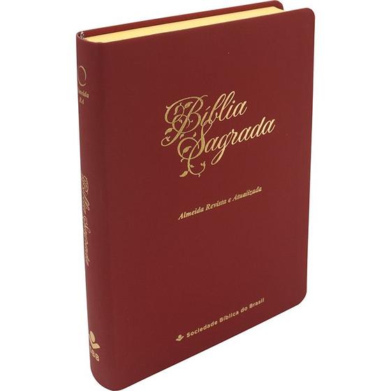 Imagem de Bíblia Sagrada Ra Linha Ouro Letra Gigante: Almeida Revista e Atualizada (Ara)