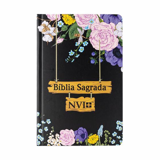 Imagem de Bíblia Sagrada Slim - NVI -  Capa Dura Jardim Preta