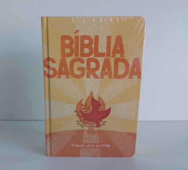 Imagem de Bíblia Sagrada Tradução Oficial da CNBB -Capa laranja - Jovem - 6ª Edição - Editora CNBB Bíblia