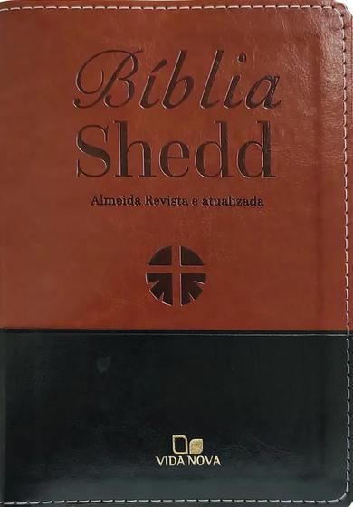 Imagem de Bíblia Shedd - Luxo Marrom/Preta - Editora Vida Nova