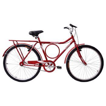 Bicicleta Cairu Potenza Aro 26 Rígida 1 Marcha - Vermelho