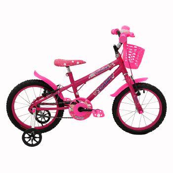 Bicicleta Cairu Fadinha Aro 16 Rígida 1 Marcha - Rosa