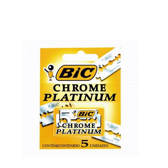 Imagem de Bic Chrome Platinum Lâmina - c/5