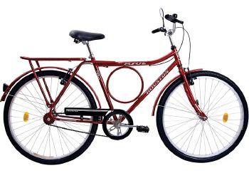 Bicicleta Houston Super Forte Vb Aro 26 Rígida 1 Marcha - Vermelho