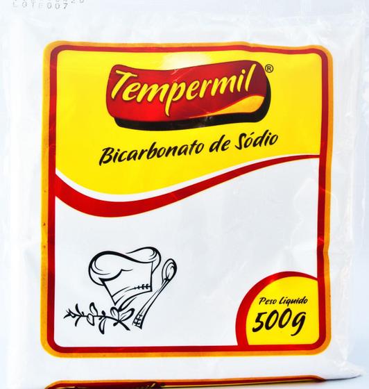 Imagem de Bicarbonato de Sódio 500g Tempermil 100% Puro Sódio Fino