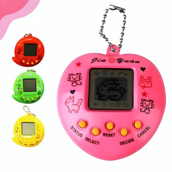 Imagem de Bichinho Tamagotchi Vermelho Brinquedo Game Virtual Retrô
